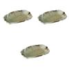 Set of 3 Sand Vidro Deformed Plates X 22 X Banko Ware Large Plate Banko Ware Setomonohonpo 10.0 [32 5.5 Cm]