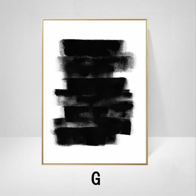 Black and White Wall Art Poster Landscape Architecture Figure Canvas Painting Nordic Living Room Home Decoration Picture Print