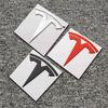 FÜR BOX 2 STÜCK 3 STÜCK Auto Vorne Für ModeY Model3 Haubenabdeckung Emblem Aufkleber Styling Karosserie Hinten Kofferraum Emblem Aufkleber Zubehör
