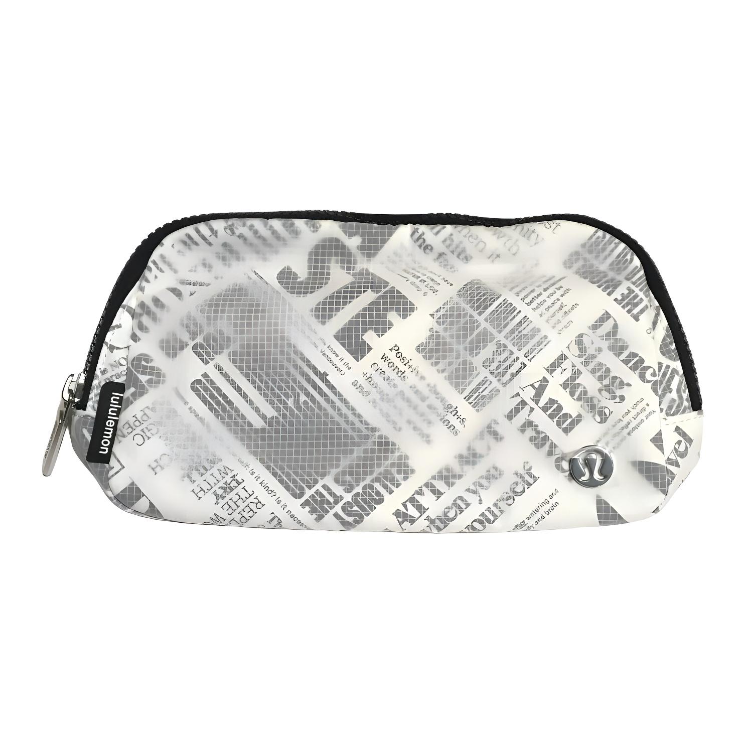 

Lululemon Everywhere 1L Zipper Adjustable Shoulder Strap Nylon Chest Bag Unisex Bags White Black LU9BDPS-WHITE-BLACK White & Black