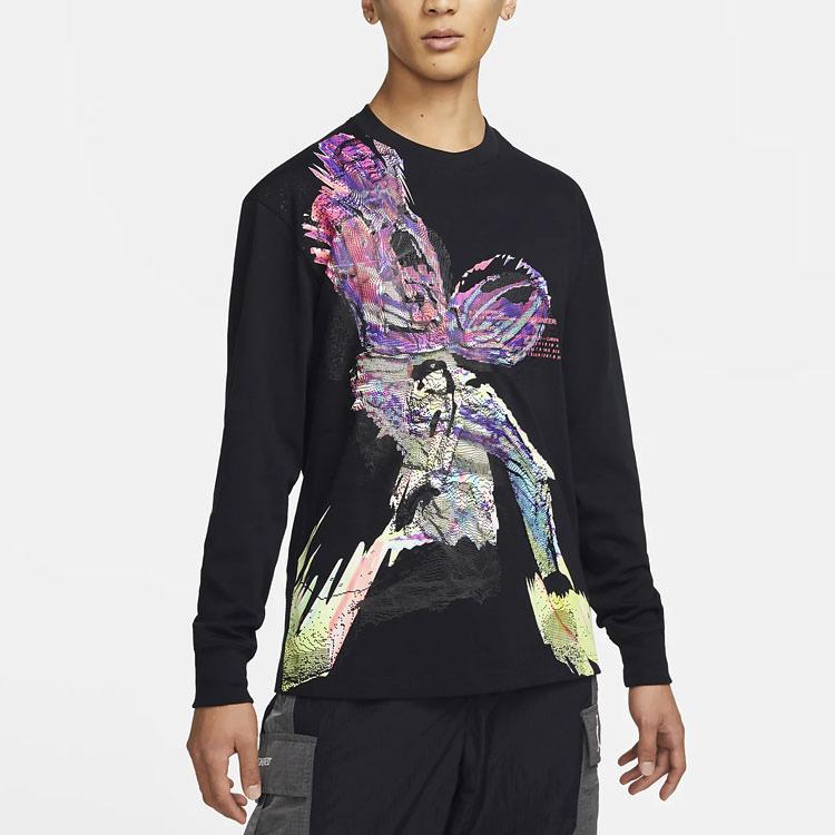 Jordan 23 Engineered 85 Graphic Long Sleeve T-Shirt Men Tops Black DH8907-010