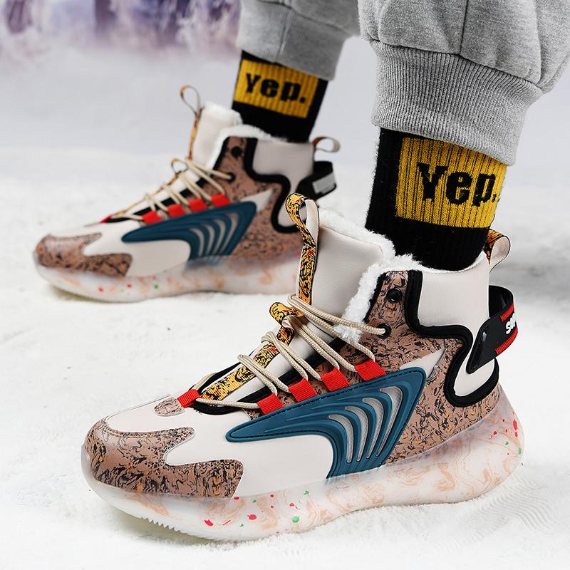 2025 new Men Boots New Winter Slippers Warm Men Shoes Waterproof Plush Sneakers Male Tenis Shoes Boots Men Sneakers Winter