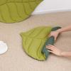Cooling Cotton Cat Bed Mat LeafShaped Breathable Dog Sleep Blanket Double Sided Washable Pet Floor Rug Home Comfort Pad