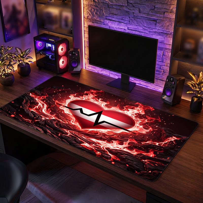 Austria Football Crest Mouse Pad, Extended Non Slip Rubber Desk Mat for Gaming Office Laptop Fan Gift