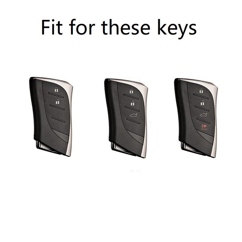 Carbon style TPU Key Cover Key Case For Lexus ES300h ES350 ES200 ES260 LS350 LS500h 2018 2019 2020 Fob Key Car-Styling