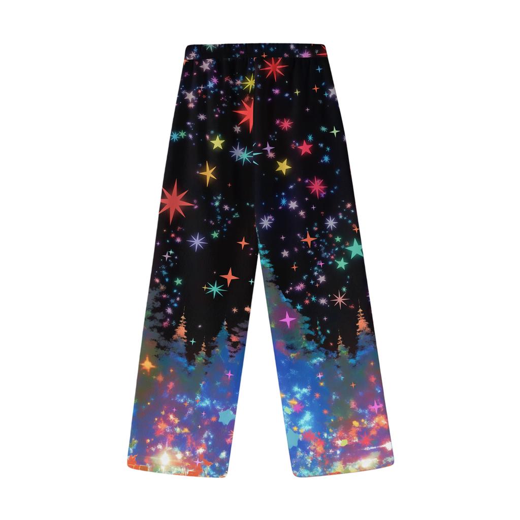 Children's Winter Pants Full Length Long Christmas Printed Pants