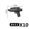 Military Building Blocks MOC Star Movie Characters Solider Figures War Mini Bricks Weapons Accessories Guns Cloak Axe Armor