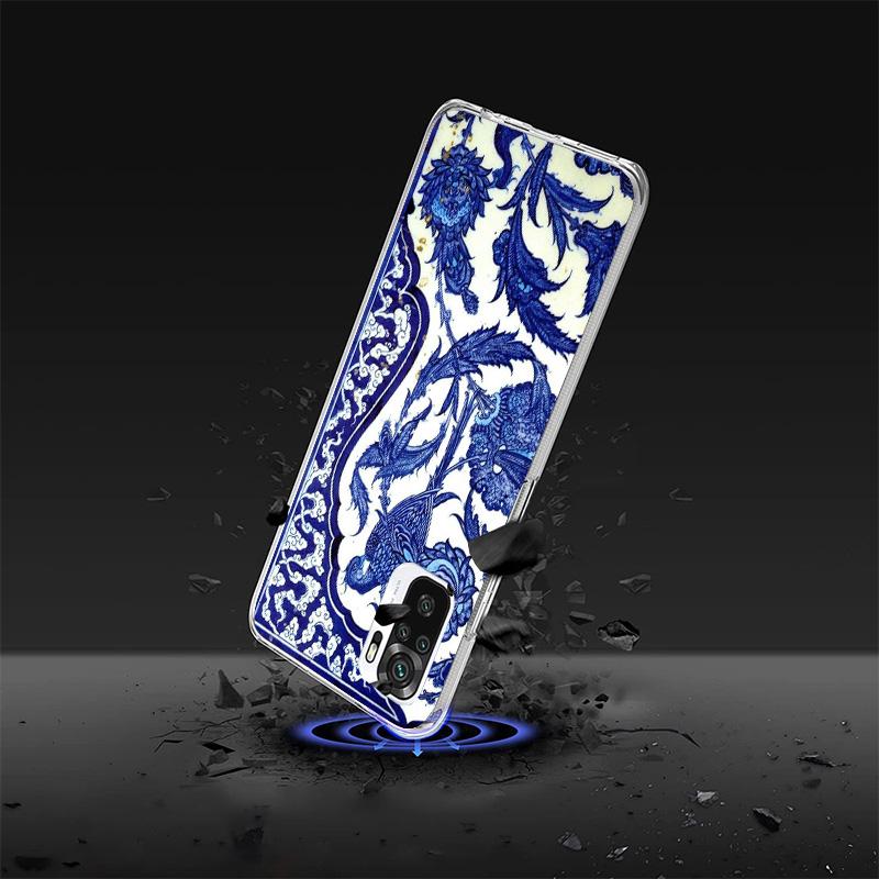 Blue And White Porcelain Phone Case For Xiaomi Redmi Note 15 14 13 12S 12 11 Pro Plus 14S 11S 11E 10 10S 11T 5G Personalized Cov