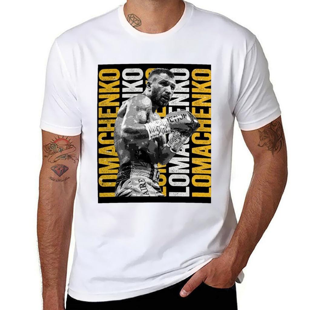 Vasyl Boxing T-Shirt Active Sports Short Sleeve Cotton Shirt