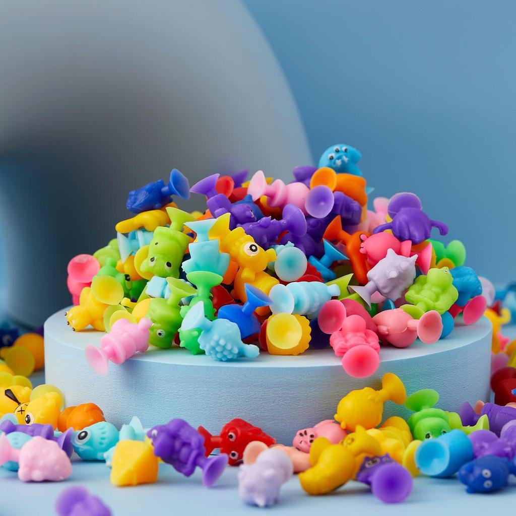 Egg Yolk Suction Cup Animal Doll Toy Accessory