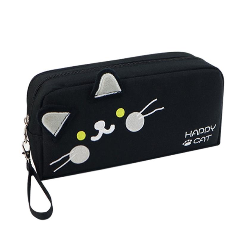 Large Capacity Pencil Case 22x10cm Large Capacity Pencil Pouches Large Compartment Travel Pencil Organizers Bag