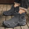 Men's New Autumn Outdoor Sports Anti-slip Travel Climbing Shoes High-top Thick-soled Anti-slip and Wear-resistant High Top Boots