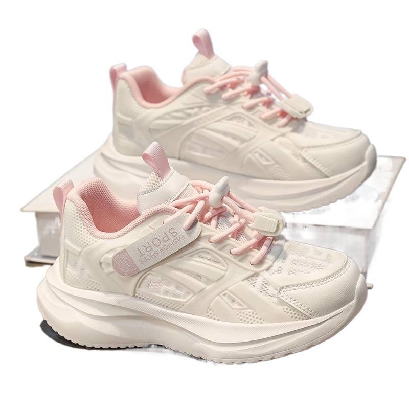 Scarpe Sportive da Bambina in Rete Traspirante a Marchio Domestico Co-branded - Collezione Primavera/Estate 2025