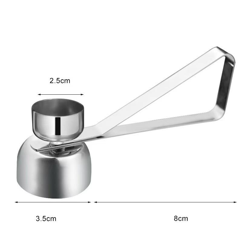 

304 Stainless Steel Eggshell Cracker and Slicer