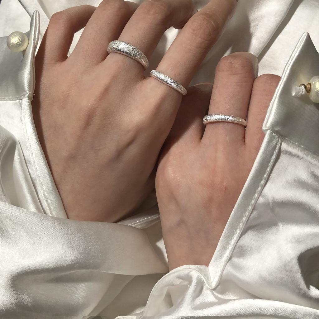 Starry Fashionable Silver River Ring For Women With Eyecatching Shimmer In Adjustable Design