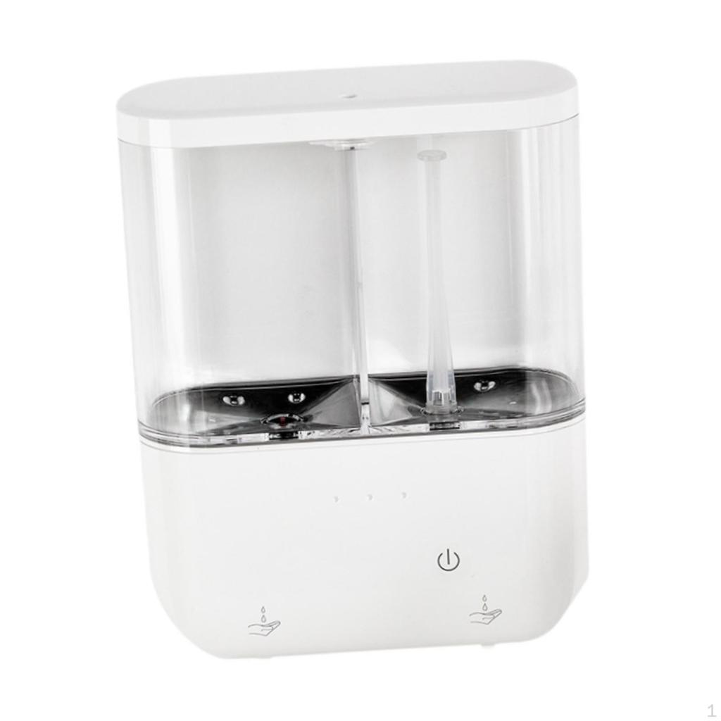 Automatic Soap Dispenser Touchless Hand Rechargeable Sturdy Wall Mounted 2 Chamber