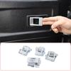 Aluminum Alloy Silver Car Inside Door Bowl Handle Decoration Cover For Land Rover Defender 90 110 2004-2018 Car Accessories