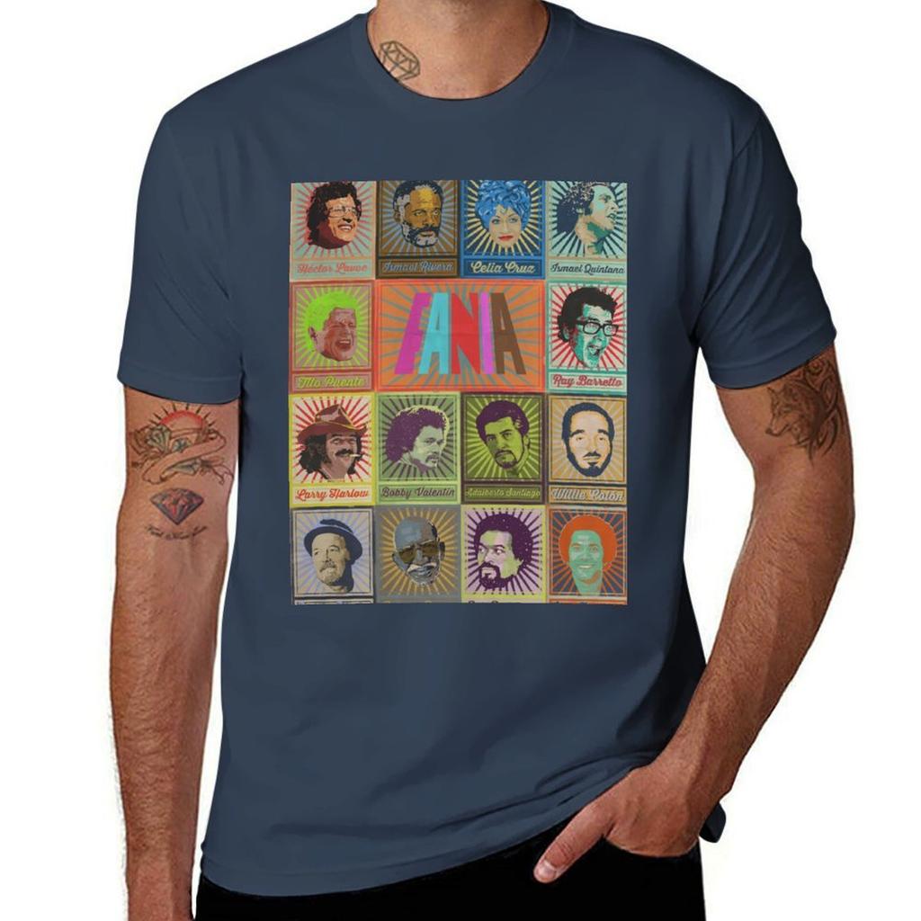 Fania Stars Poster Tshirt Unisex T Shirt Cotton Tshirt