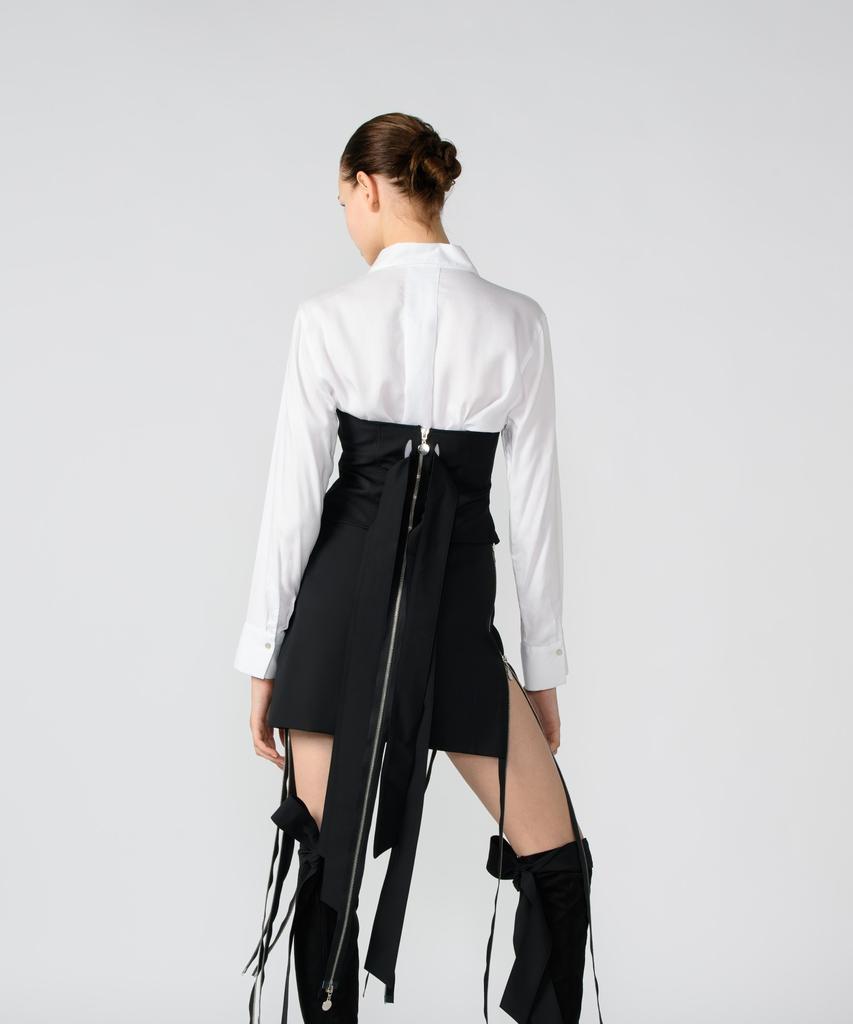 LUNECAVE Moonveil Summer Wool Bustier