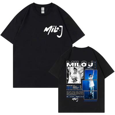 Rapper Milo J 511 Album Merch Tshirt Men Women Clothing Fashion Hip Hop Tshirts Summer Oversized Cotton Short Sleeve T Shirt