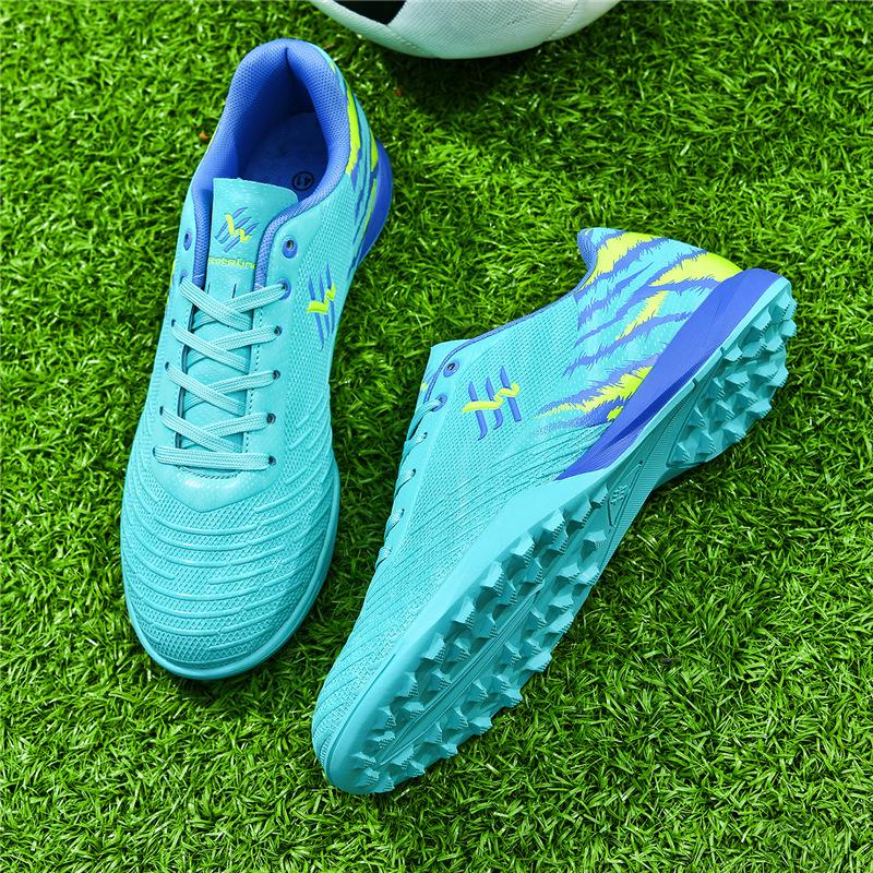 New Men'S Ag Spikes Competition Football Shoes Tf Broken Nails Student Outdoor Sports Grass Professional Football Shoes