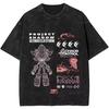 2026 Japanische Schatten Igel Gewaschen Neuankunft Herrenkleidung T-Shirt Homme Grafische T-Shirts Herren T-Shirt für Herren Ropa Hombre