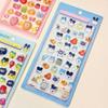 Kawaii 3D Relief Sculpture Stickers Cartoon Creative Peripheral Decal DIY Laptop Scrapbook Decal Party Gift