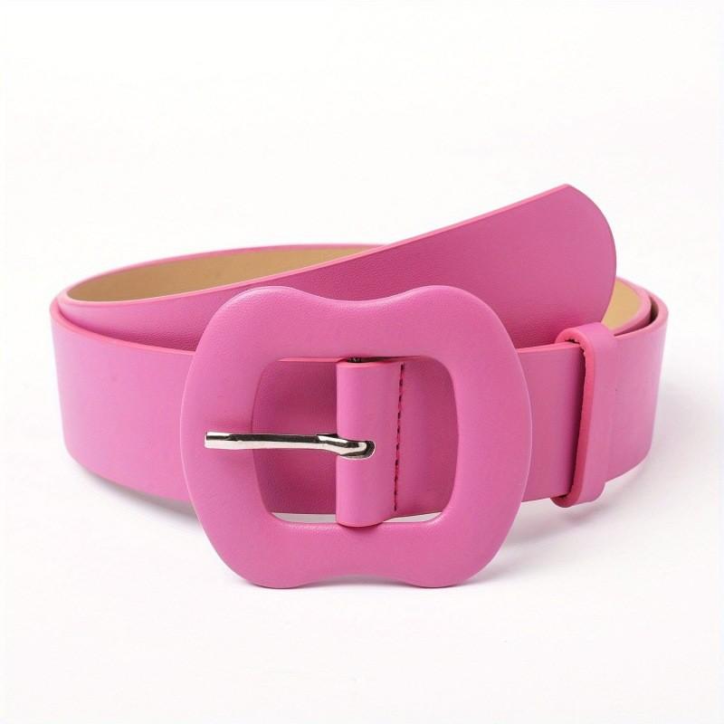 Stylish Korean Candy Color Women's Wide Waist Belt For Fashionable Dresses And Jeans
