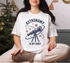 Astronomy Is My Orbit Shirt - Vintage Telescope Graphic Tee - Retro Space Lover Gift for Astronomer, Aesthetic Celestial Unisex Tshirt