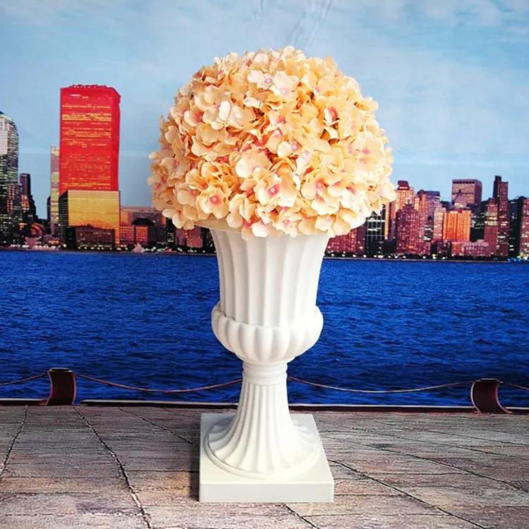 Round Roman Columns Upright Pillar Arches Flower Pots European Road Leading Wedding Party Scene Plastic Flower Pots Decorations