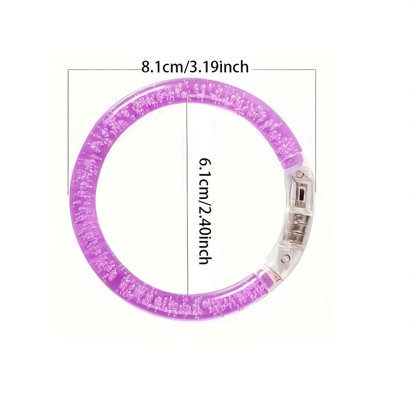 12pcs LED Glow Bracelets Bright Neon Colors, Battery Powered Wristbands for Parties, Festivals Events, Perfect Party Favors  Decorations,
