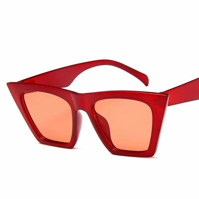 Female Vintage Sunglasses Women Fashion Cat Eye Luxury Sun Glasses Classic Shopping Lady Black  UV400