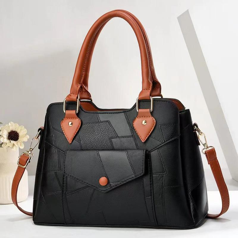 

Текстурированная новая портативная женская универсальная зимняя сумка популярная женская мода 2025 сумка через плечо мессенджер b чёрный