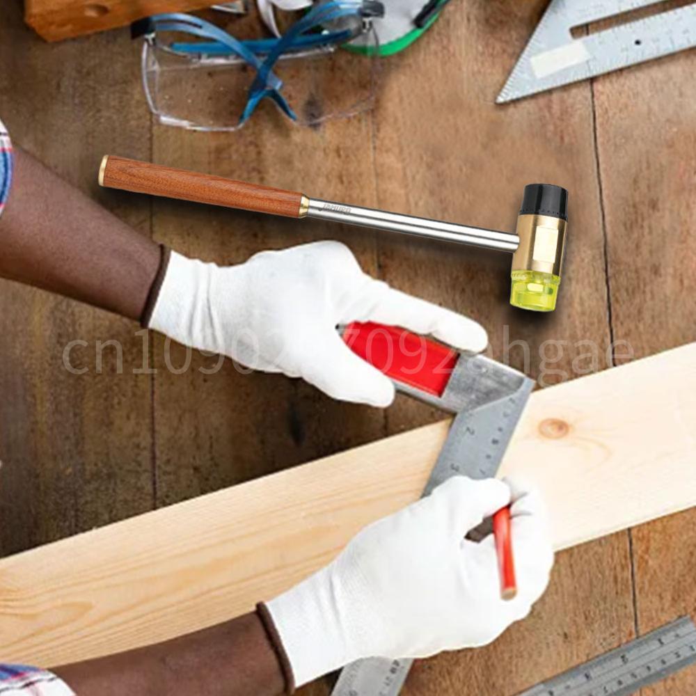 

Carpenter Hammer Portable Double Face Tap Hammer Replaceable Hammer Head Multifunctional Hammer Professional Tile Installation China Mainland