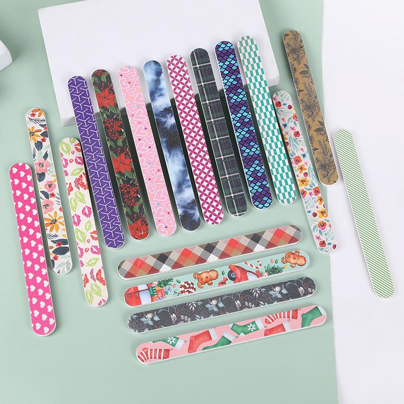 Dual-Sided Nail File for Dead Skin Removal and Nail Art Polishing