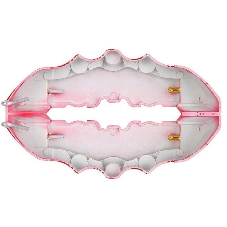 2PCS 3D Red Car Universal Disc Brake Caliper Covers Left & Right Accessories Kit