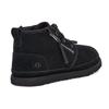 UGG Neumel Warm Double Zipper Ankle Snow Boots Men boots Black 1118710-BLK