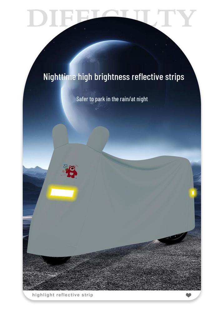 Thickened Sun & Rain Protection Cover for Electric Vehicles and Motorcycles