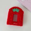 Plush Photocard Binder Cover Cute Strawberry Refillable Page Cartoon 3 Rings Binder Photo Album Shell Organizers