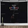 Travis Scott Astroworld Album Plakát Psychedelický Hippie Hvězdná Obloha Gobelín Estetický Gobelín Nástěnná Dekorace Teen Pokoj