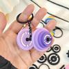 High-Value Yoga Dumbbell Keychain: Sports Style Bag Pendant