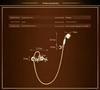 Gold-Plated Retro European Shower Set: Dual Handle Bathtub Faucet with Hot and Cold Mixer