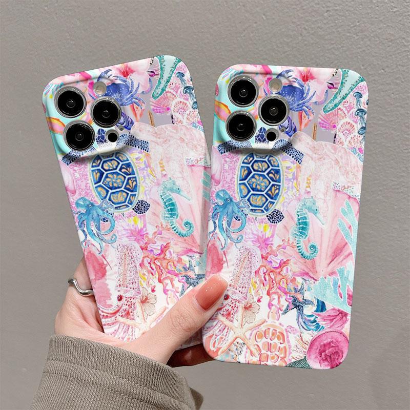 Ocean Animals Phone Case for vivo Y400 Y04 Y29 Y39 Y03 Y19 Y36 Y100 Y75 Y77 Y02 Y17S Y20 X90 X80 V60 V50 V40 V27 Pro Lite 4G 5G