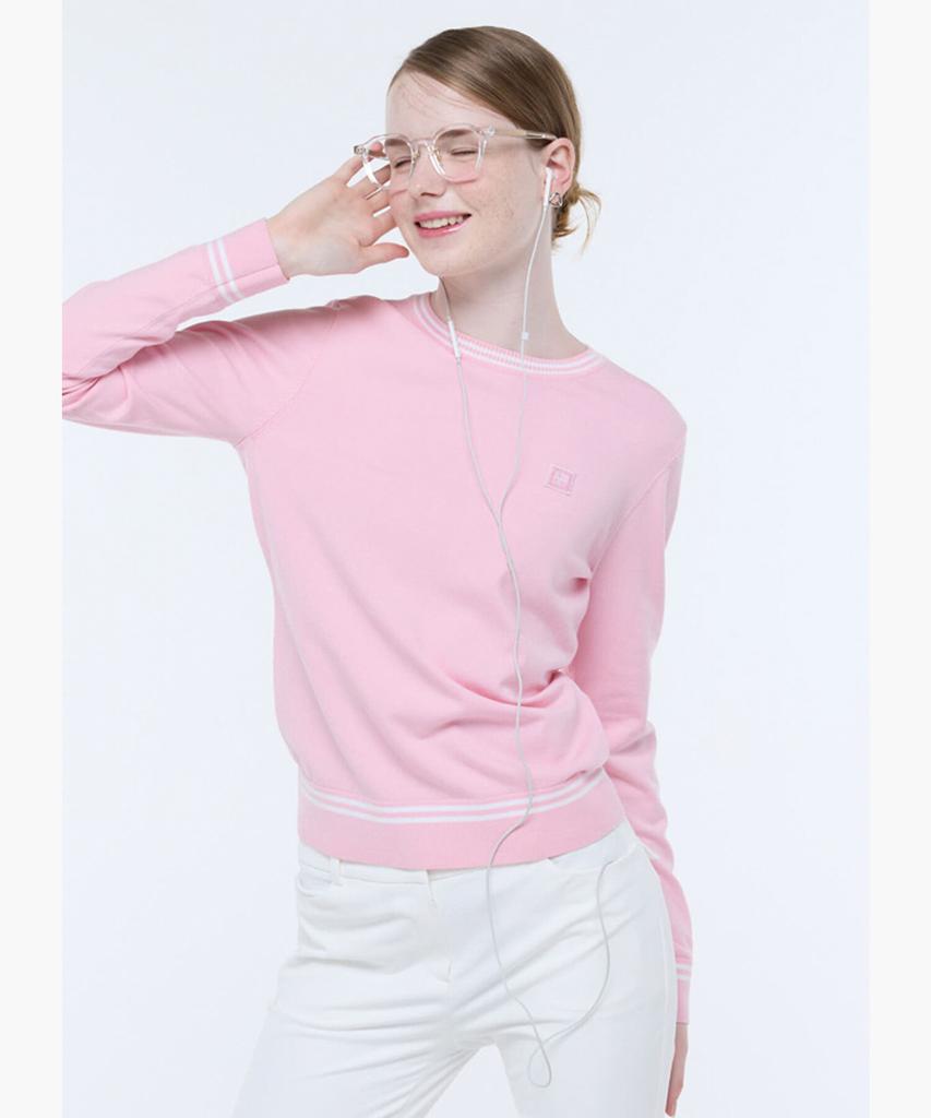LECOQ GOLF Women'S Essential Round Long Sleeve Sweater (Gq322Lkp99)