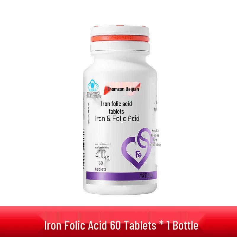 BYHEALTH Iron Folic Acid Tablets (Upgraded Formula)
