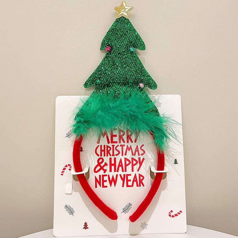 Mori Style Reindeer Antler Headband: Cute Christmas Hair Clip for Women & Kids