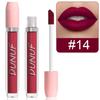 25 Farben samtig matter Lippenstift, flüssig, wasserfest, sexy rote Matte Lip Glaze, Antihaft-Halloween-Make-up, verblasst nicht leicht, Lipgloss