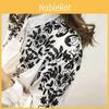 Hochwertige Damen Langarm Bluse mit Stickerei und zeitlosem koreanischem Blumendesign