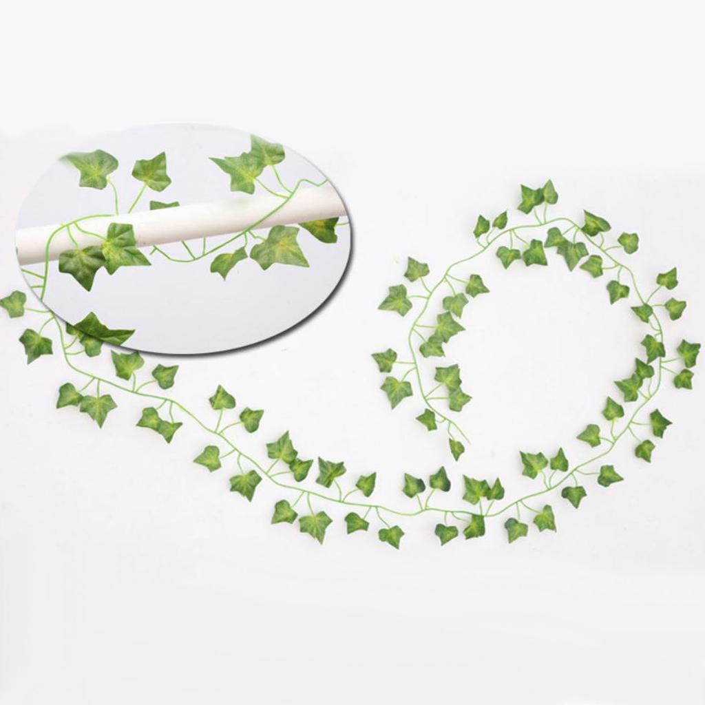 Artificial Ivy Leaf Garland Plants Vine Fake Foliage Flowers Home Decor 10PC