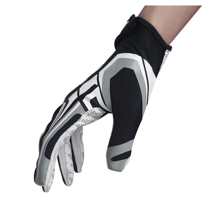 Football Gloves with Padding Receiving Gloves with Adhesive Padding Indoor Football Gloves Rugby and Baseball Hitting Glove 1071